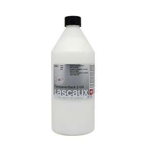 Lascaux - Lascaux Akrilik Transparan 2-UV Vernik 2063 Mat 1000 Ml