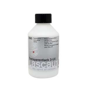 Lascaux - Lascaux Akrilik Transparan 3-UV Vernik 2065 Yarı-Parlak 250 Ml