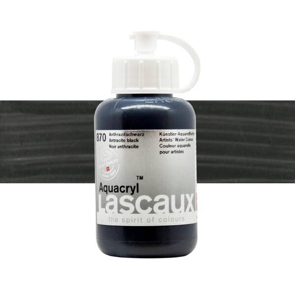 Lascaux Aquacryl Sıvı Akrilik Boya 85 Ml Antracite Black
