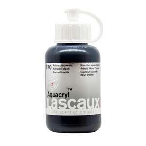 Lascaux Aquacryl Sıvı Akrilik Boya 85 Ml Antracite Black - Thumbnail