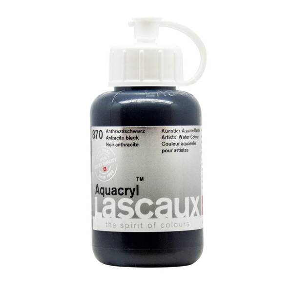 Lascaux Aquacryl Sıvı Akrilik Boya 85 Ml Antracite Black