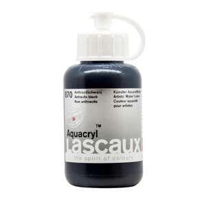 Lascaux Aquacryl Sıvı Akrilik Boya 85 Ml Antracite Black - 2