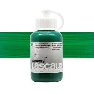 Lascaux - Lascaux Aquacryl Sıvı Akrilik Boya 85 Ml Lascaux Yellow Green