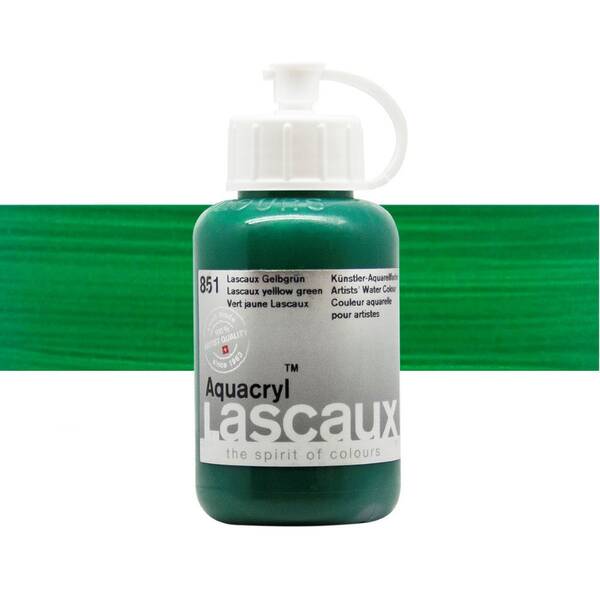 Lascaux Aquacryl Sıvı Akrilik Boya 85 Ml Lascaux Yellow Green - 1