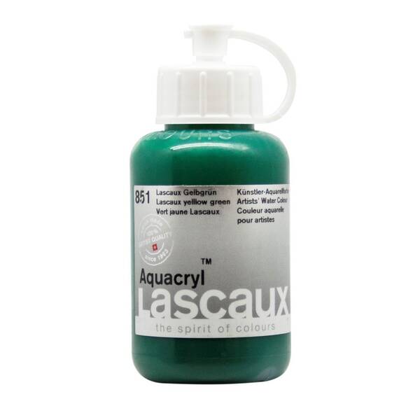 Lascaux Aquacryl Sıvı Akrilik Boya 85 Ml Lascaux Yellow Green - 2