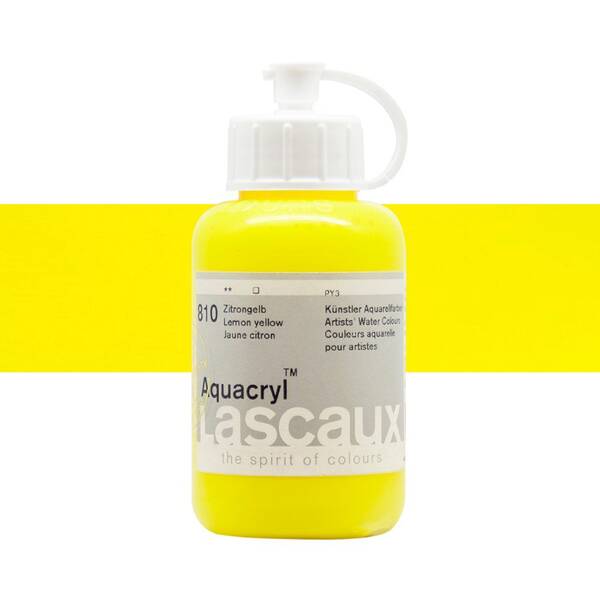 Lascaux Aquacryl Sıvı Akrilik Boya 85 Ml Lemon Yellow - 1