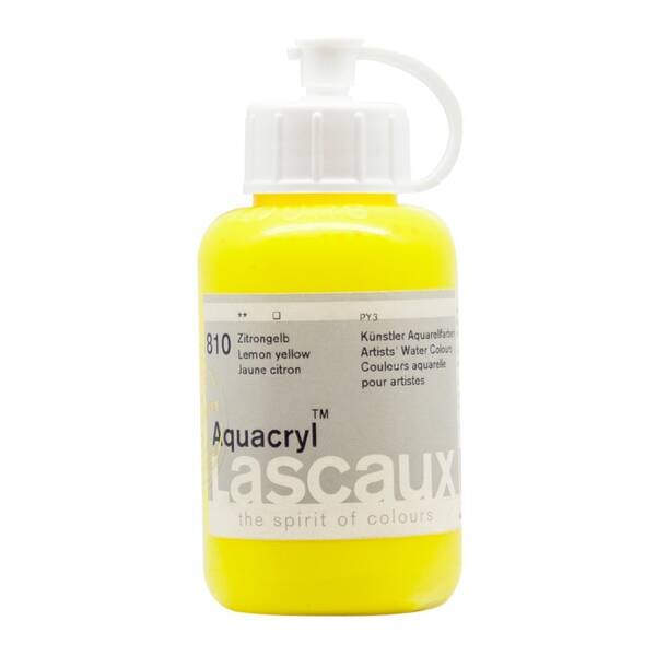 Lascaux Aquacryl Sıvı Akrilik Boya 85 Ml Lemon Yellow - 2