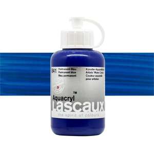 Lascaux - Lascaux Aquacryl Sıvı Akrilik Boya 85 Ml Permanent Blue