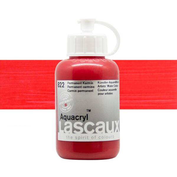 Lascaux Aquacryl Sıvı Akrilik Boya 85 Ml Permanent Carmine - 1