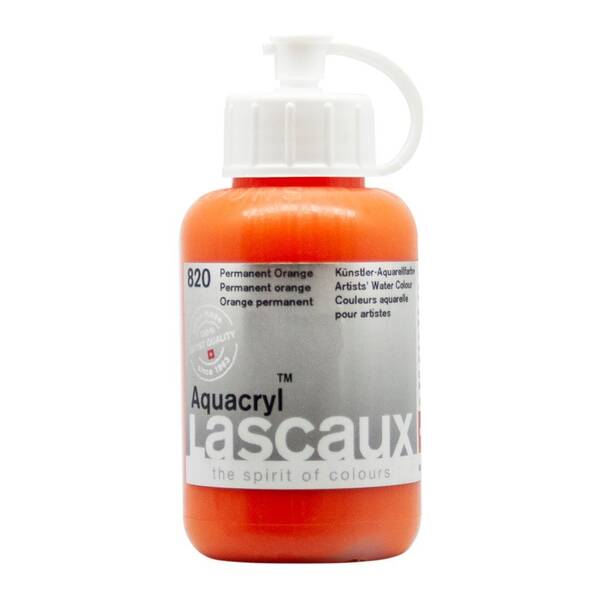 Lascaux Aquacryl Sıvı Akrilik Boya 85 Ml Permanent Orange