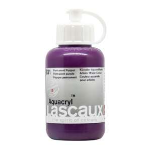 Lascaux Aquacryl Sıvı Akrilik Boya 85 Ml Permanent Purple - Thumbnail