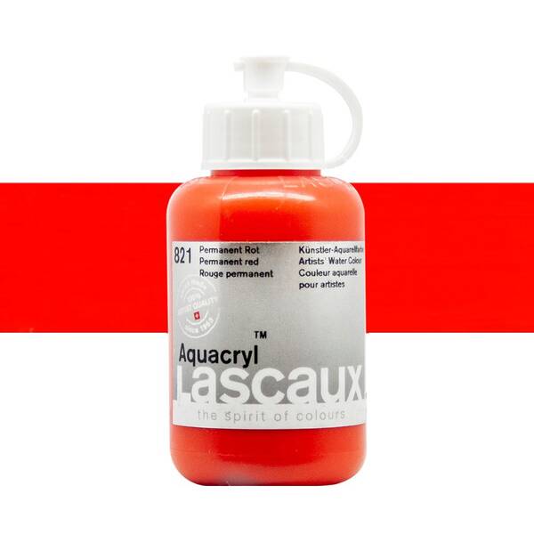 Lascaux Aquacryl Sıvı Akrilik Boya 85 Ml Permanent Red - 1