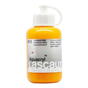 Lascaux Aquacryl Sıvı Akrilik Boya 85 Ml Permanent Yellow - Thumbnail