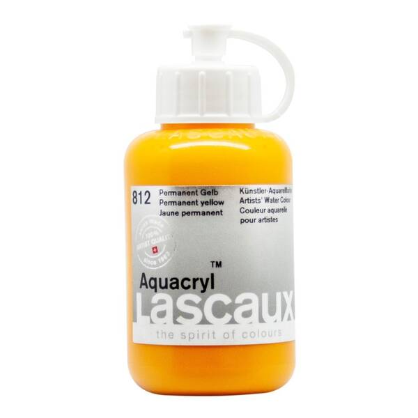 Lascaux Aquacryl Sıvı Akrilik Boya 85 Ml Permanent Yellow - 2