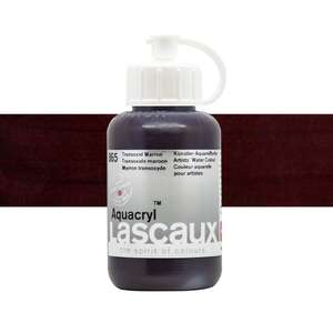 Lascaux - Lascaux Aquacryl Sıvı Akrilik Boya 85 Ml Transoxide Maroon