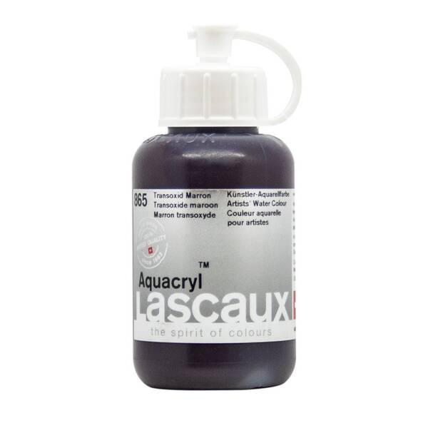 Lascaux Aquacryl Sıvı Akrilik Boya 85 Ml Transoxide Maroon