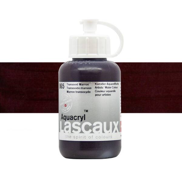 Lascaux Aquacryl Sıvı Akrilik Boya 85 Ml Transoxide Maroon - 1