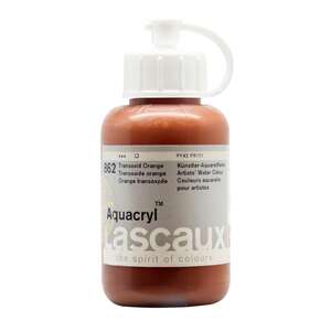 Lascaux Aquacryl Sıvı Akrilik Boya 85 Ml Transoxide Orange - Thumbnail