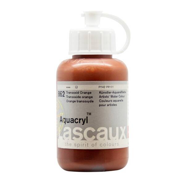Lascaux Aquacryl Sıvı Akrilik Boya 85 Ml Transoxide Orange