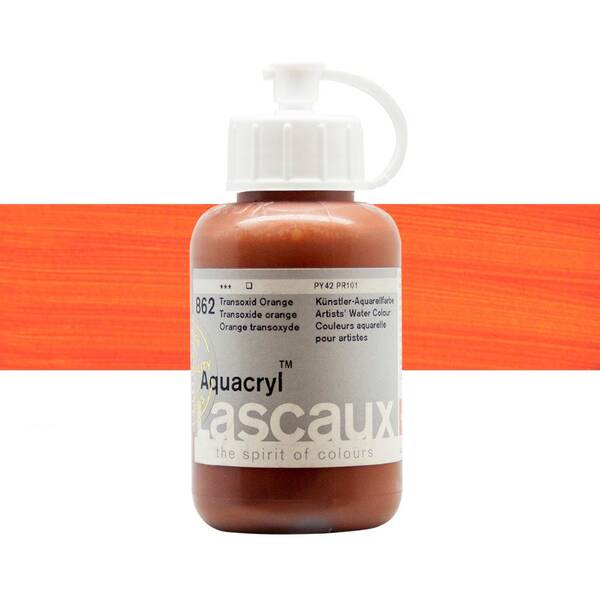 Lascaux Aquacryl Sıvı Akrilik Boya 85 Ml Transoxide Orange - 1