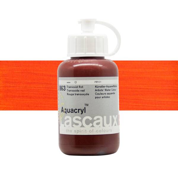 Lascaux Aquacryl Sıvı Akrilik Boya 85 Ml Transoxide Red