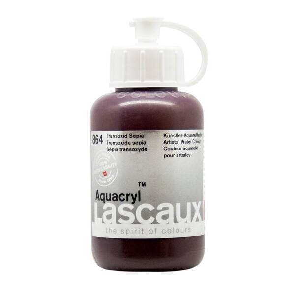 Lascaux Aquacryl Sıvı Akrilik Boya 85 Ml Transoxide Sepia