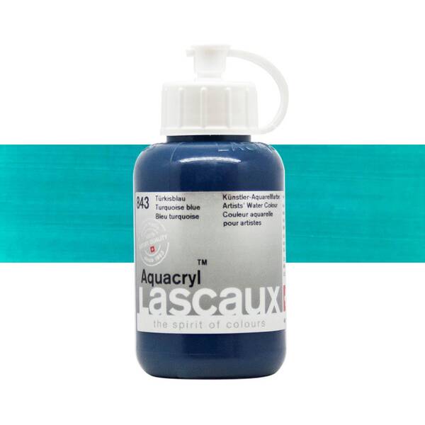 Lascaux Aquacryl Sıvı Akrilik Boya 85 Ml Turquoise Blue