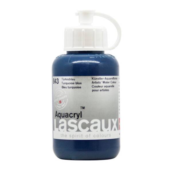 Lascaux Aquacryl Sıvı Akrilik Boya 85 Ml Turquoise Blue