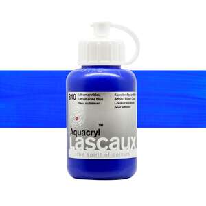 Lascaux - Lascaux Aquacryl Sıvı Akrilik Boya 85 Ml Ultramarine Blue