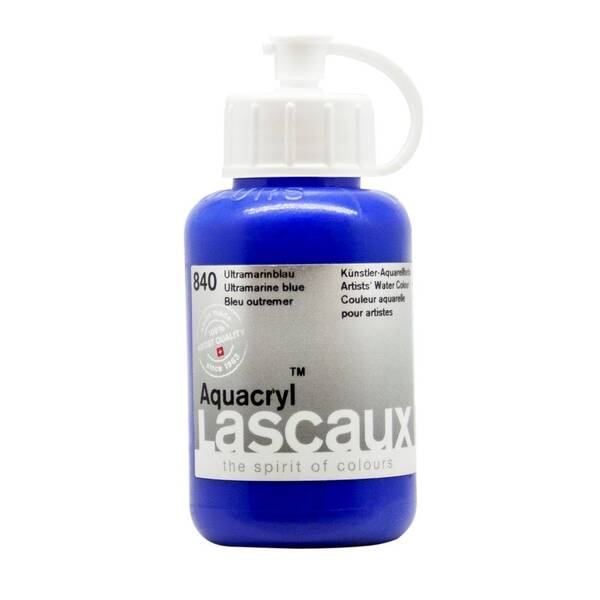 Lascaux Aquacryl Sıvı Akrilik Boya 85 Ml Ultramarine Blue - 2