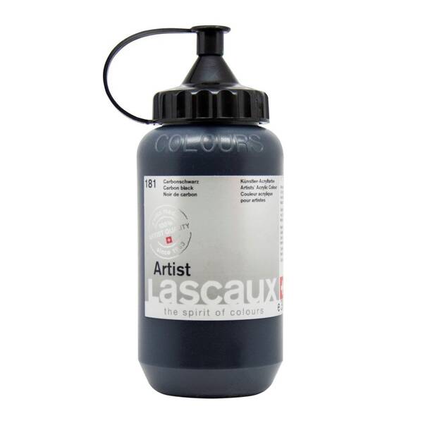 Lascaux Artist Akrilik Boya 390 Ml Seri 1 Carbon Black - 2