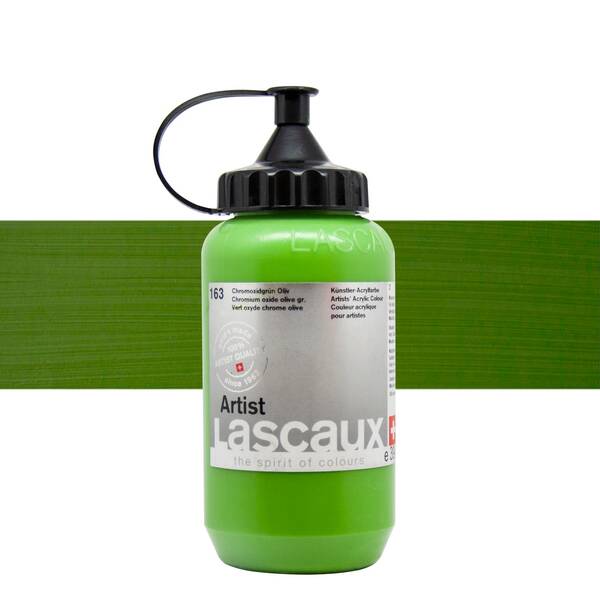 Lascaux Artist Akrilik Boya 390 Ml Seri 2 Chrom Oxide Olive Green - 1