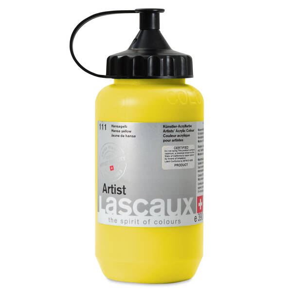 Lascaux Artist Akrilik Boya 390 Ml Seri 2 Hansa Yellow - 3