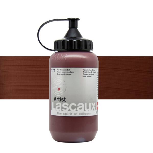 Lascaux Artist Akrilik Boya 390 Ml Seri 2 Oxide Brown Medium - 1