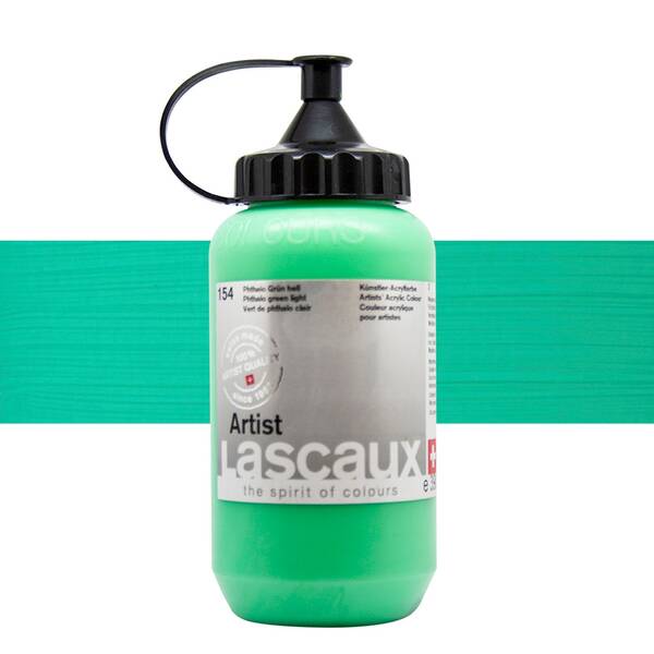 Lascaux Artist Akrilik Boya 390 Ml Seri 2 Phthalo Green Light - 1