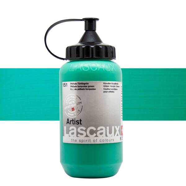 Lascaux Artist Akrilik Boya 390 Ml Seri 2 Phthalo Turquoise Green - 1