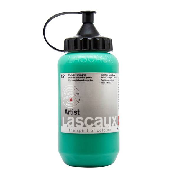 Lascaux Artist Akrilik Boya 390 Ml Seri 2 Phthalo Turquoise Green - 2