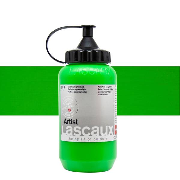 Lascaux Artist Akrilik Boya 390 Ml Seri 3 Cadmium Green Light - 1