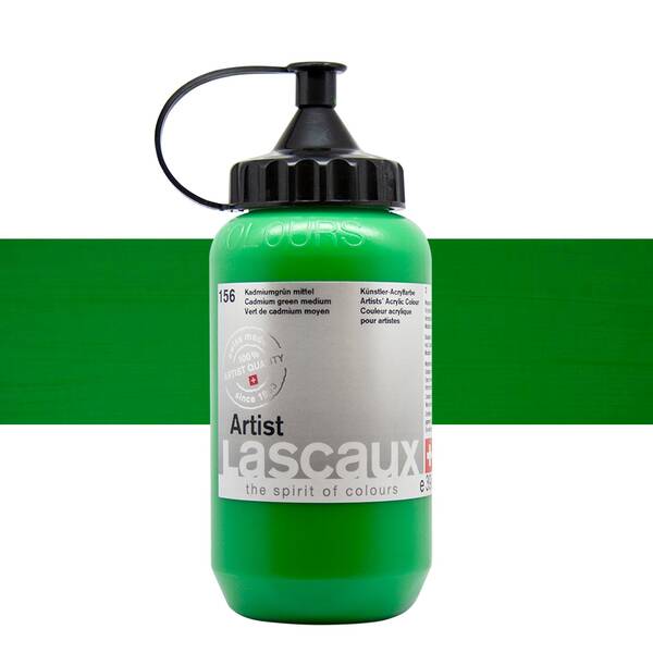 Lascaux Artist Akrilik Boya 390 Ml Seri 3 Cadmium Green Medium - 1