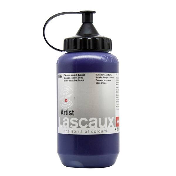 Lascaux Artist Akrilik Boya 390 Ml Seri 3 Dioxazine Violet Deep - 2