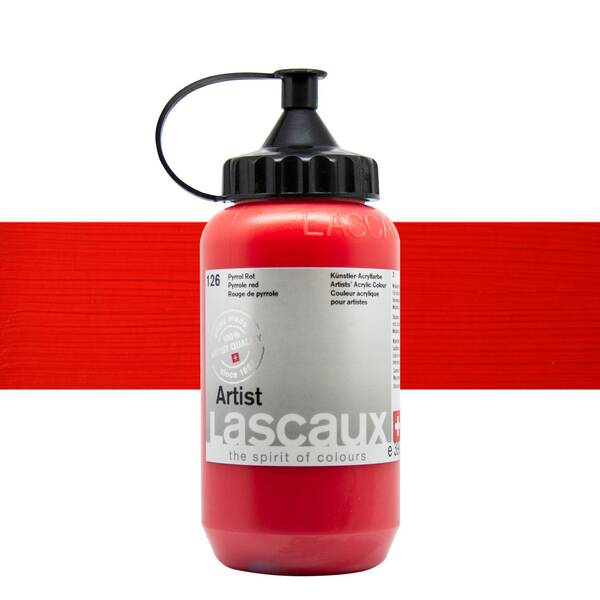 Lascaux Artist Akrilik Boya 390 Ml Seri 3 Pyrrole Red - 1