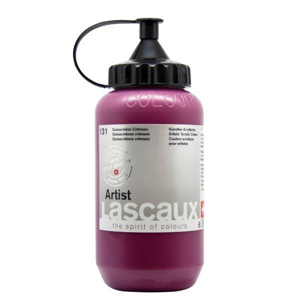 Lascaux Artist Akrilik Boya 390 Ml Seri 3 Quinacridone Crimson - 2