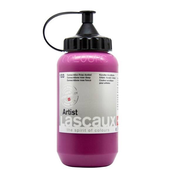 Lascaux Artist Akrilik Boya 390 Ml Seri 3 Quinacridone Rose Deep - 2