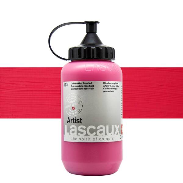 Lascaux Artist Akrilik Boya 390 Ml Seri 3 Quinacridone Rose Light - 1