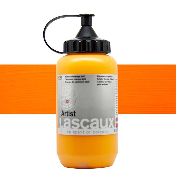 Lascaux Artist Akrilik Boya 390 Ml Seri 4 Cadmium Orange Light - 1