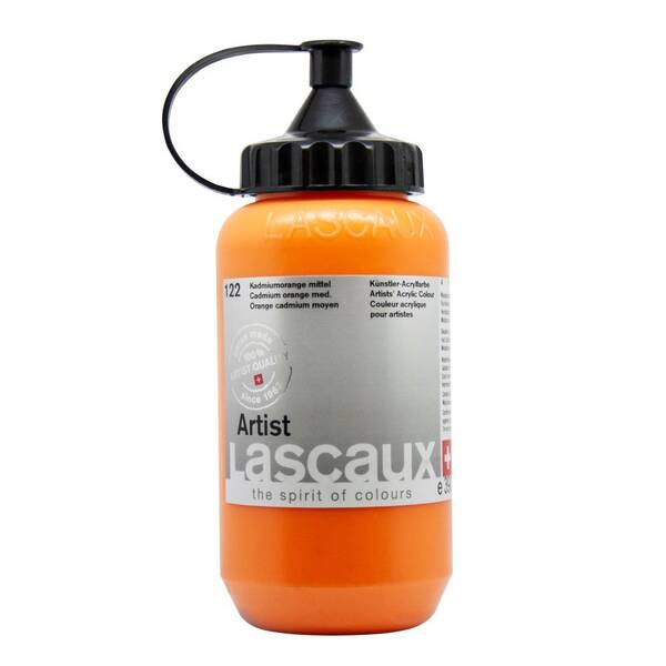 Lascaux Artist Akrilik Boya 390 Ml Seri 4 Cadmium Orange Medium - 2