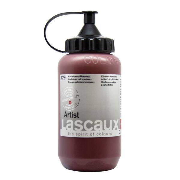 Lascaux Artist Akrilik Boya 390 Ml Seri 4 Cadmium Red Bordeaux - 2