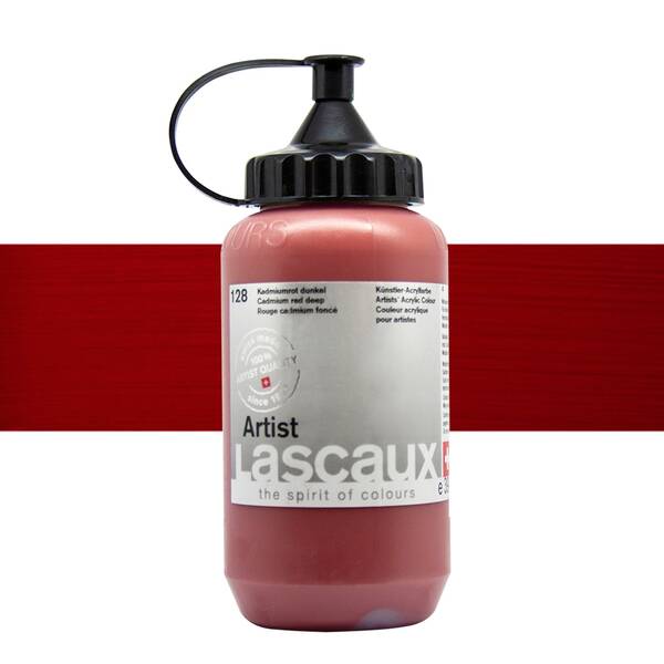 Lascaux Artist Akrilik Boya 390 Ml Seri 4 Cadmium Red Deep - 1