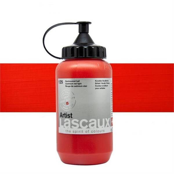 Lascaux Artist Akrilik Boya 390 Ml Seri 4 Cadmium Red Light - 1