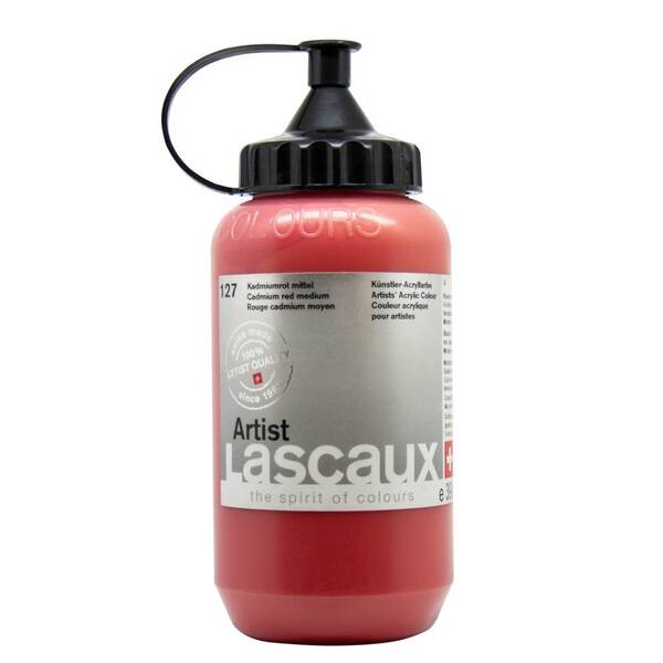 Lascaux Artist Akrilik Boya 390 Ml Seri 4 Cadmium Red Medium - 2